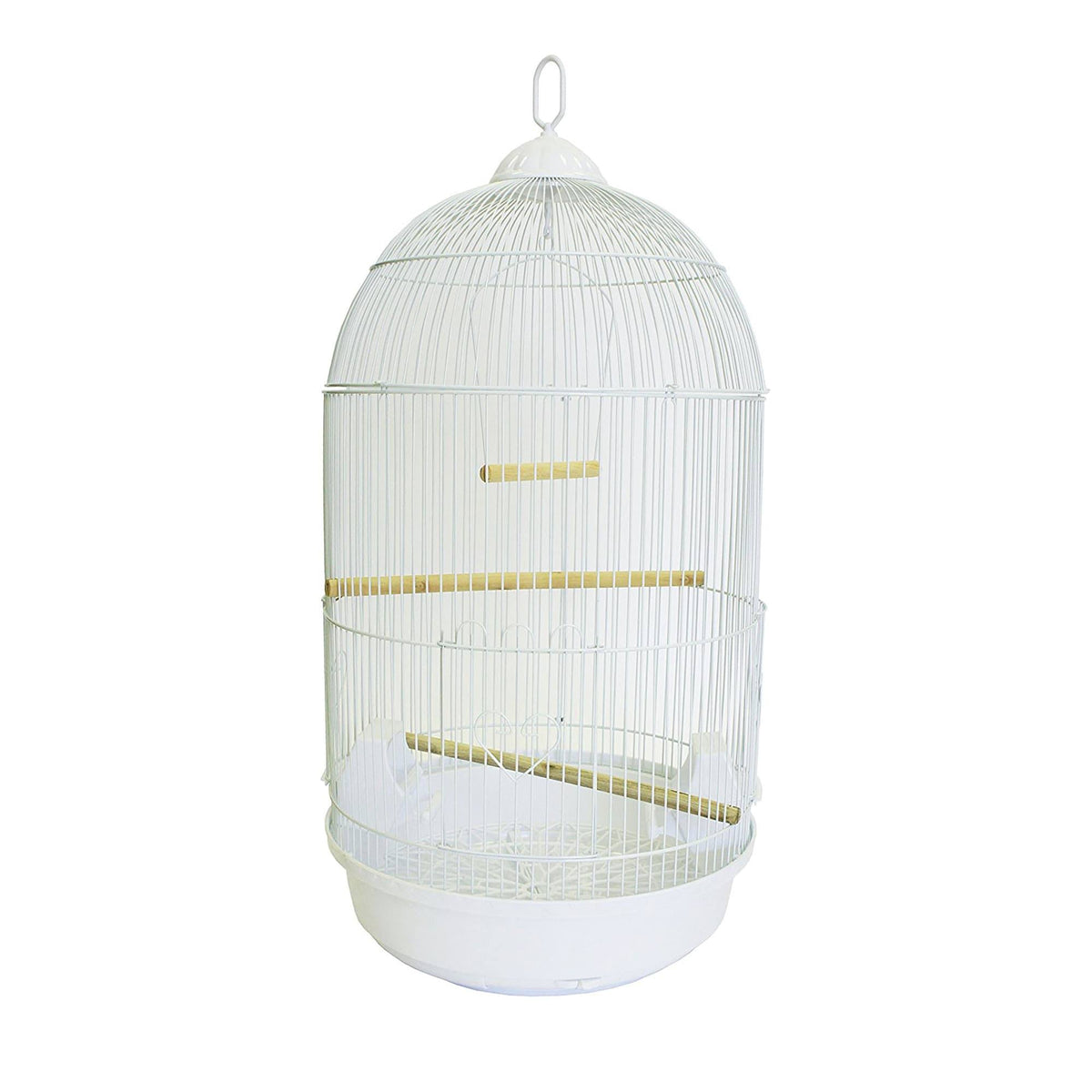 Round Bird Cage Large White T5262