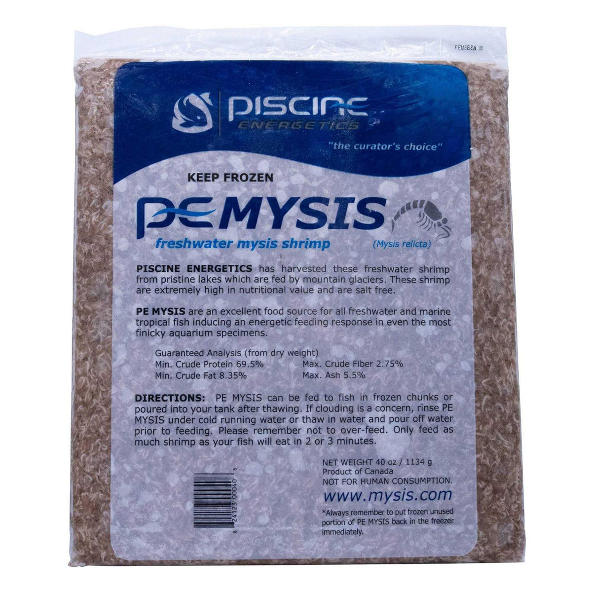 Frozen Mysis Shrimp N59702