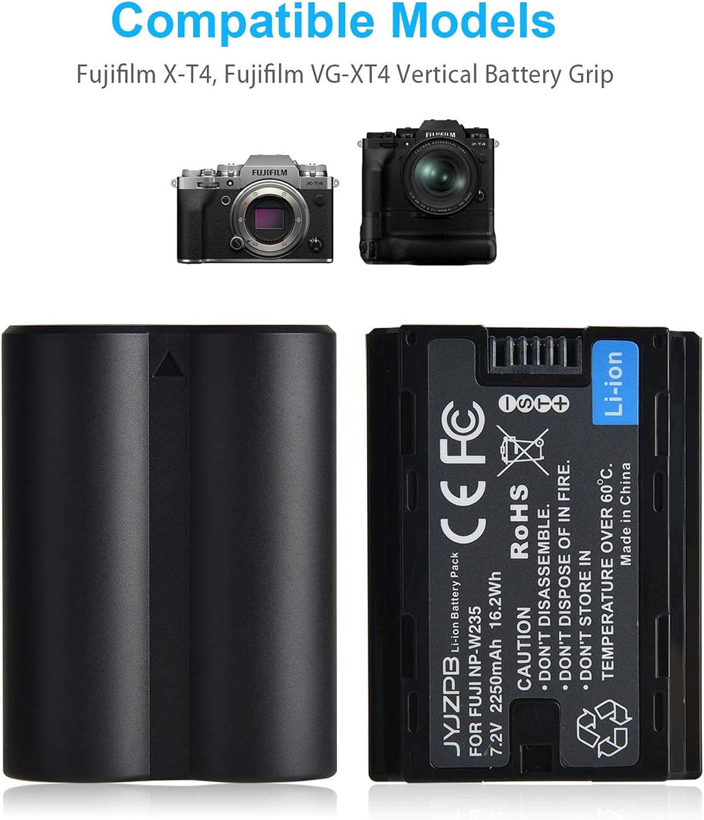 2-Pack Rechargeable Li-Ion Camera Batteries with Charger G342746