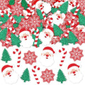 Christmas Confetti Glitter Tree Decorations Santa Claus Snowflakes Candy Canes Sprinkles D1264