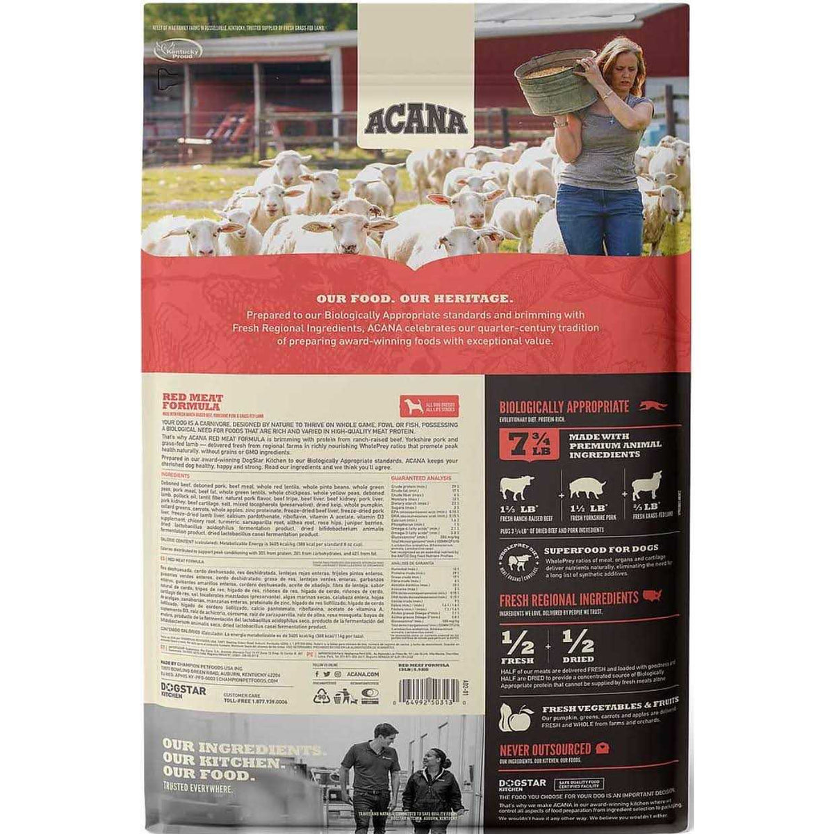Red Meat Dry Dog Food X7045