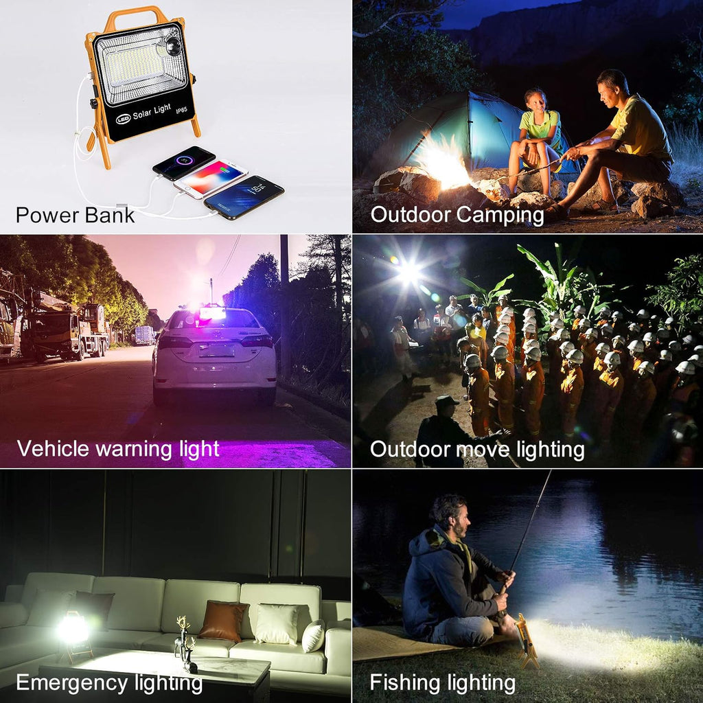 Portable Rechargeable LED Work Light with PowerBank 11000mah, 100W, Five Lighting Modes Q3164