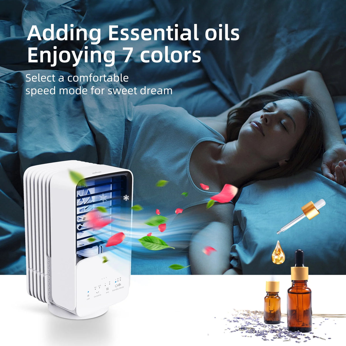 Portable Evaporative Air Cooler Fan with 3 Speeds Z389