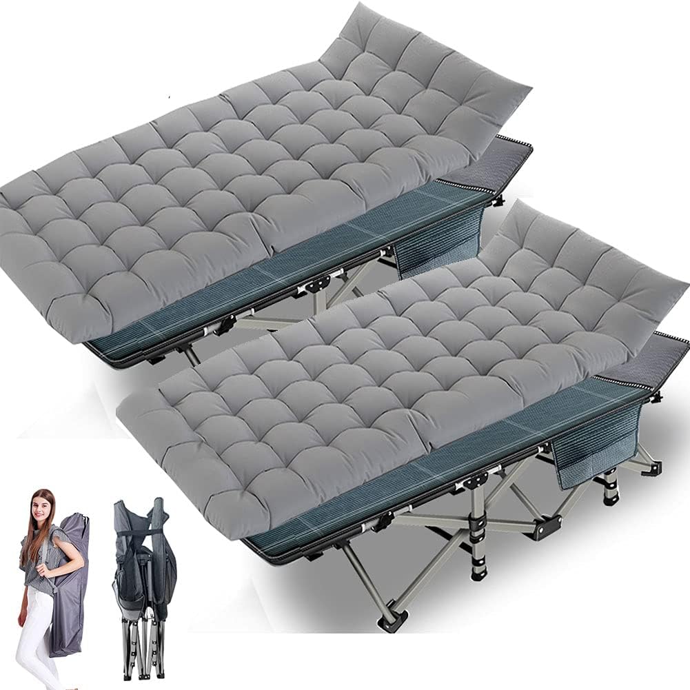 Camping Cot Folding Bed with Carry Bag W3887