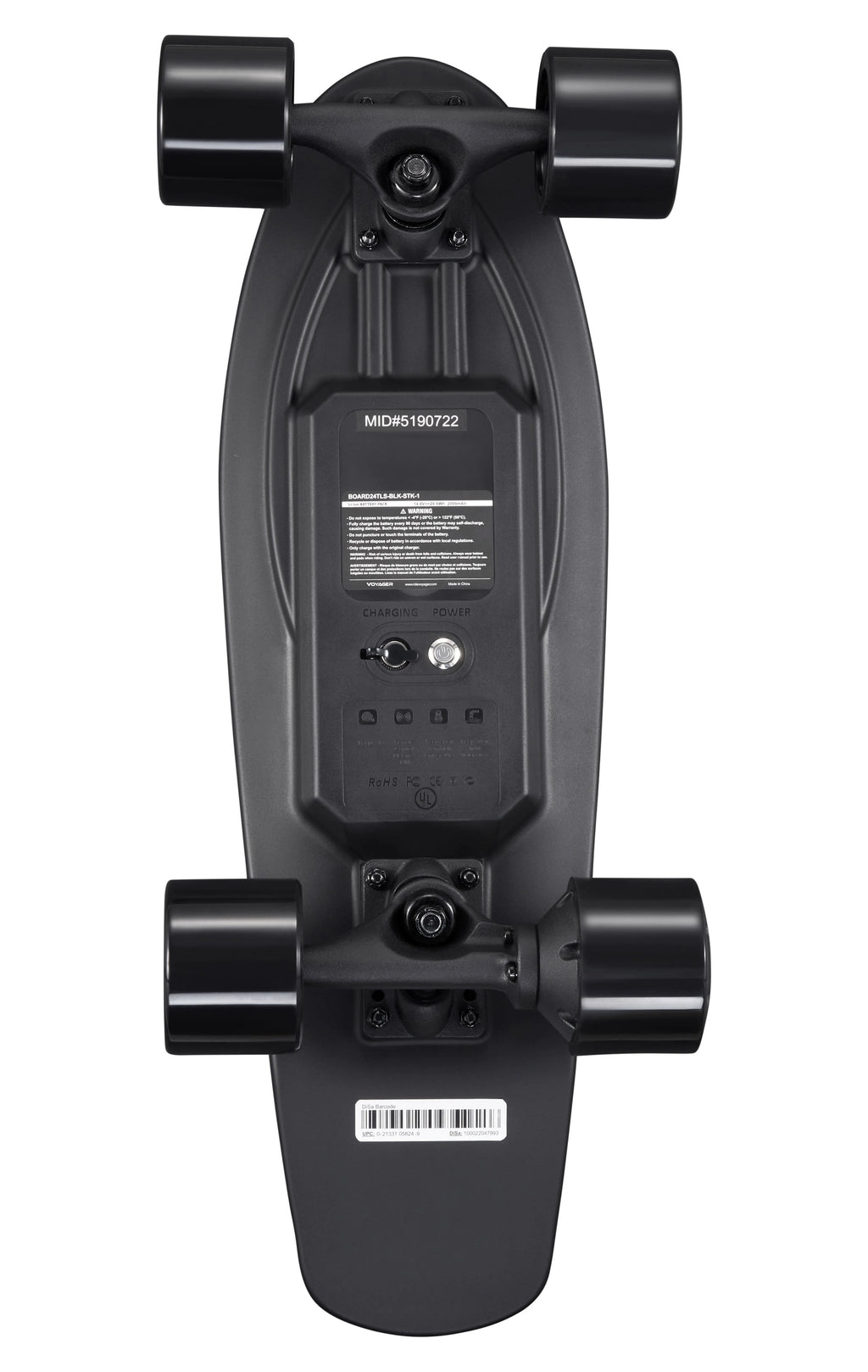 Black Electric Skateboard with Remote Control K756