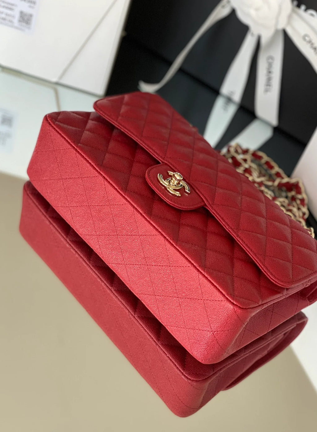Red 26cm Handbag B6643