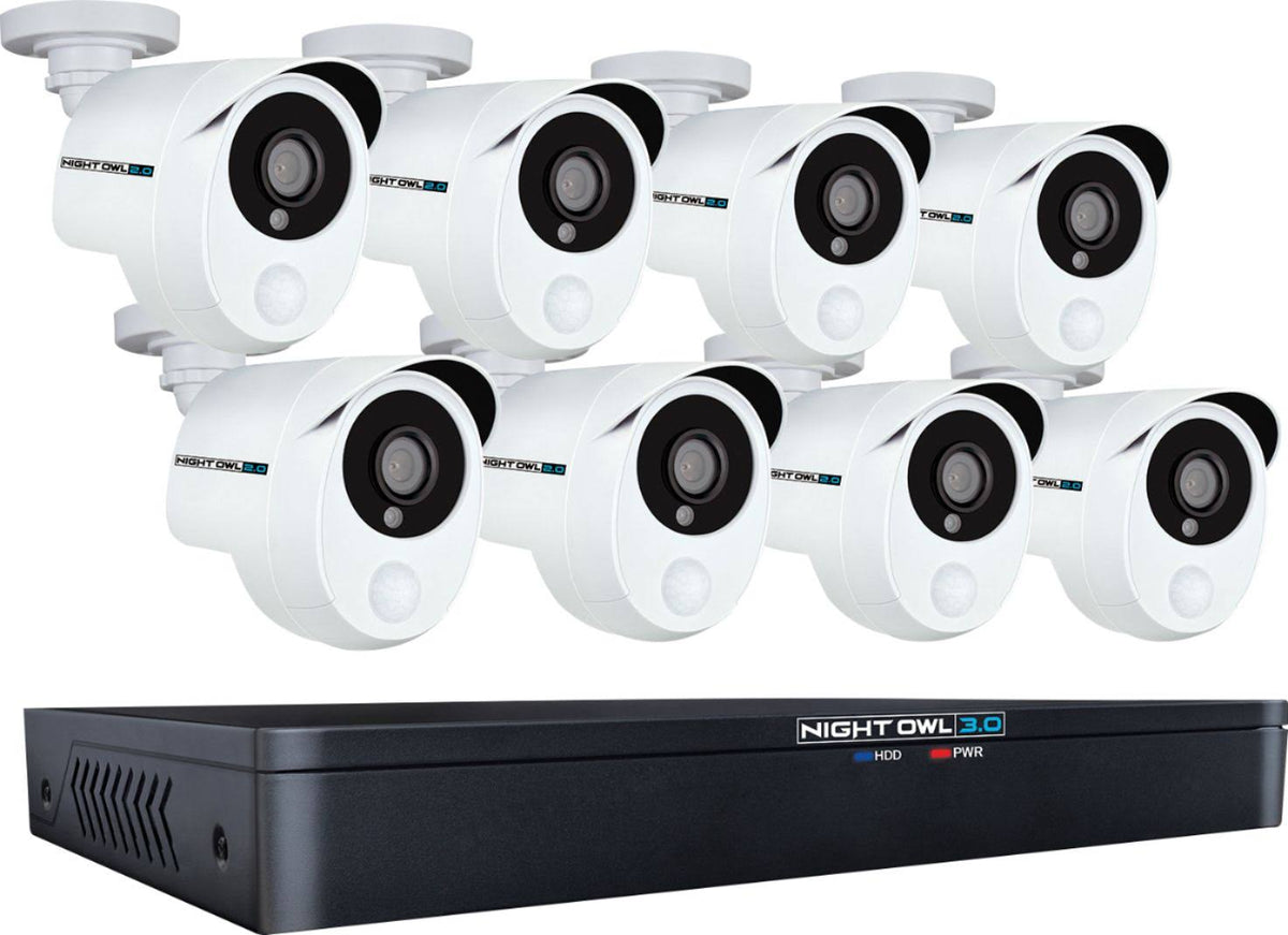 8-Channel DVR with 8 Cameras Night Vision T99589