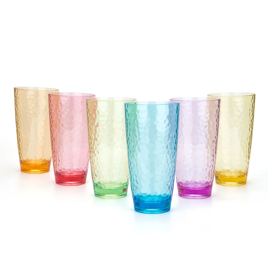 26-Ounce Acrylic Glasses Plastic Tumbler Set of 6 BPA Free G684212