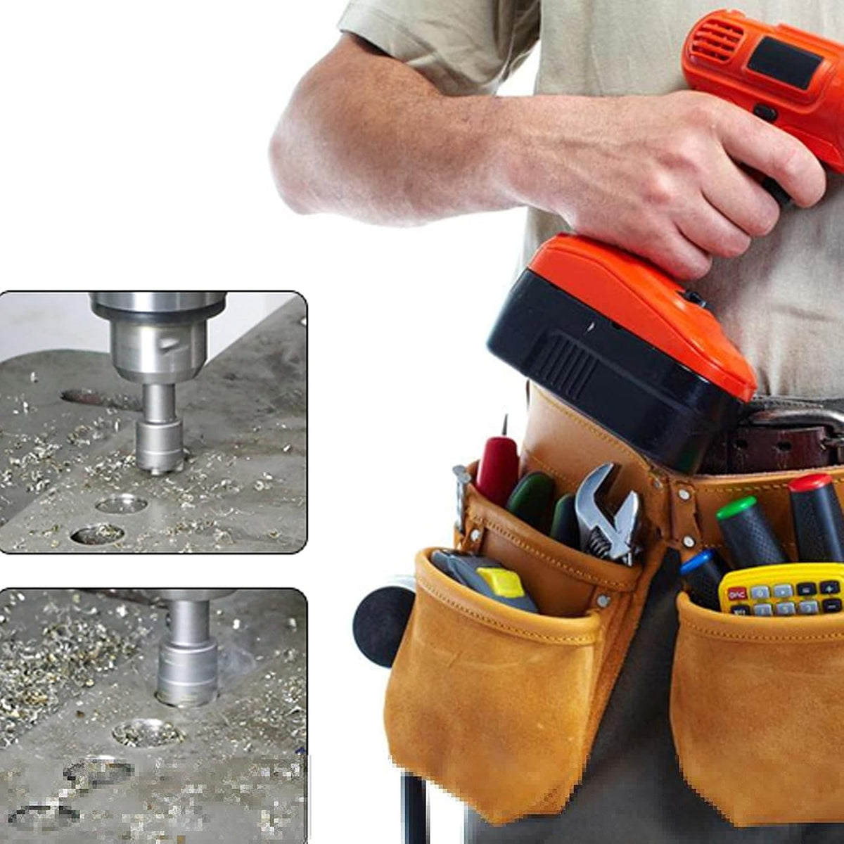 10 Pcs Tungsten Carbide Tipped Hole Saw Kit W2583