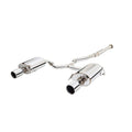 Stainless Steel 3 inch Cat-Back Exhaust System with Dual Side Oval Mufflers S3248