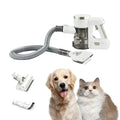 Cordless Pet Vacuum Cleaner with Grooming Brush, Stainless Comb Teeth Shedding Tool Kit V563