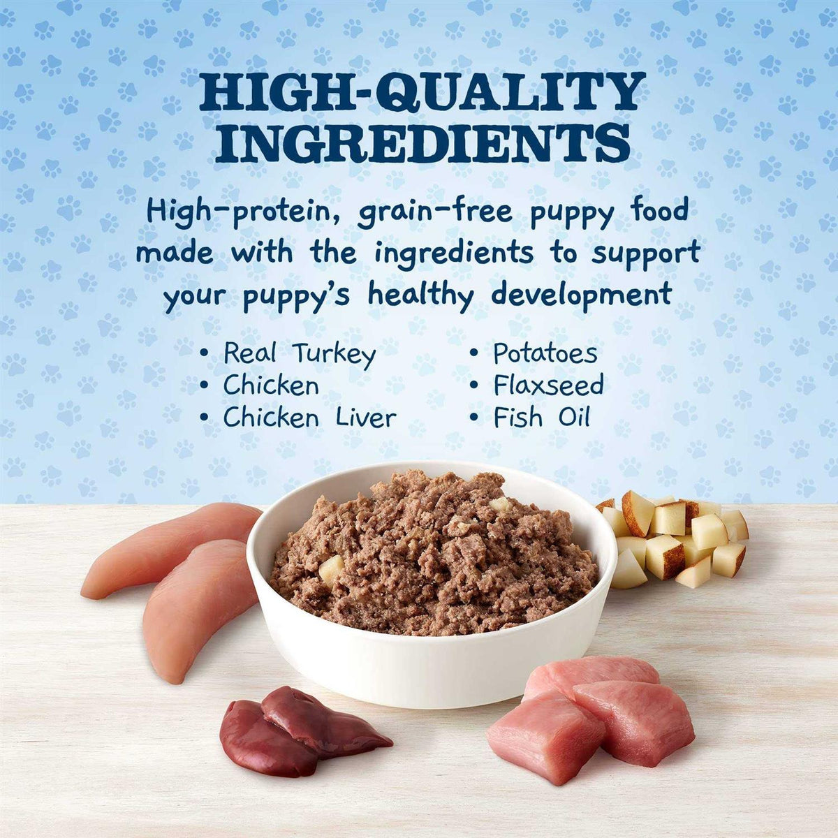 High Protein Grain-Free Turkey & Potato Recipe Puppy Wet Food W45658