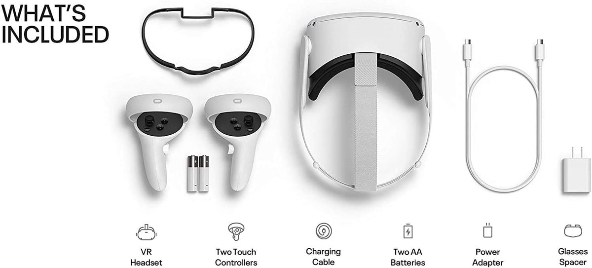256GB White VR Headset Set C84076