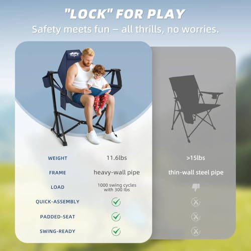 Portable Folding Hammock Chair with Adjustable Back V93383