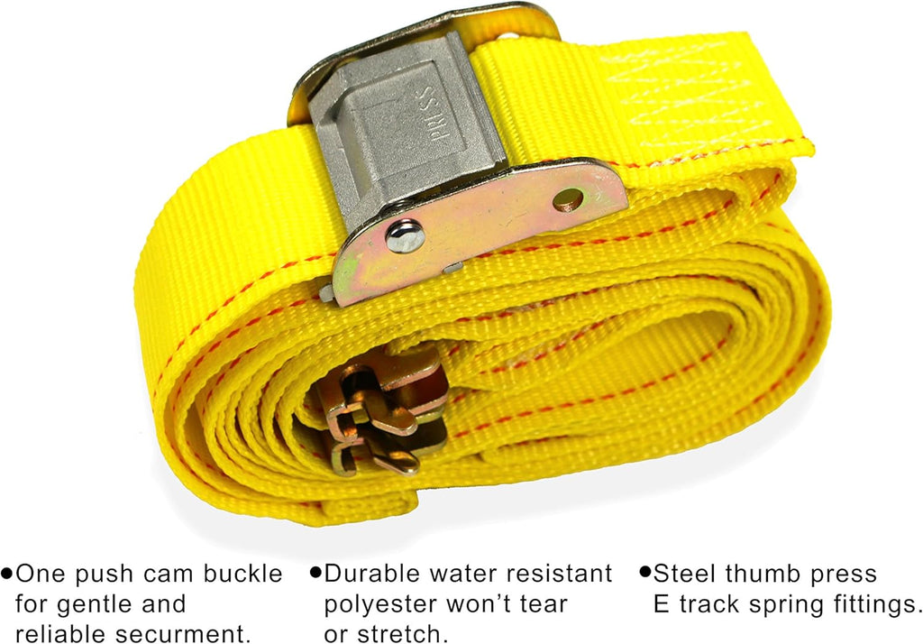 20 Tie-Down Straps, 2 x 12' Cam Buckle Straps D22736
