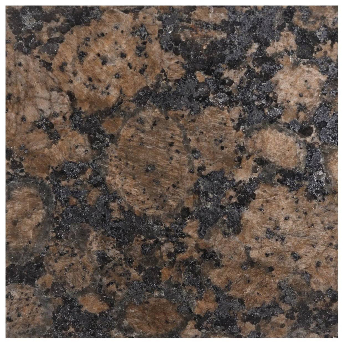 Baltic Brown Granite Vanity Top 25 in x 22 in with Backsplash 8 in Spread H74325