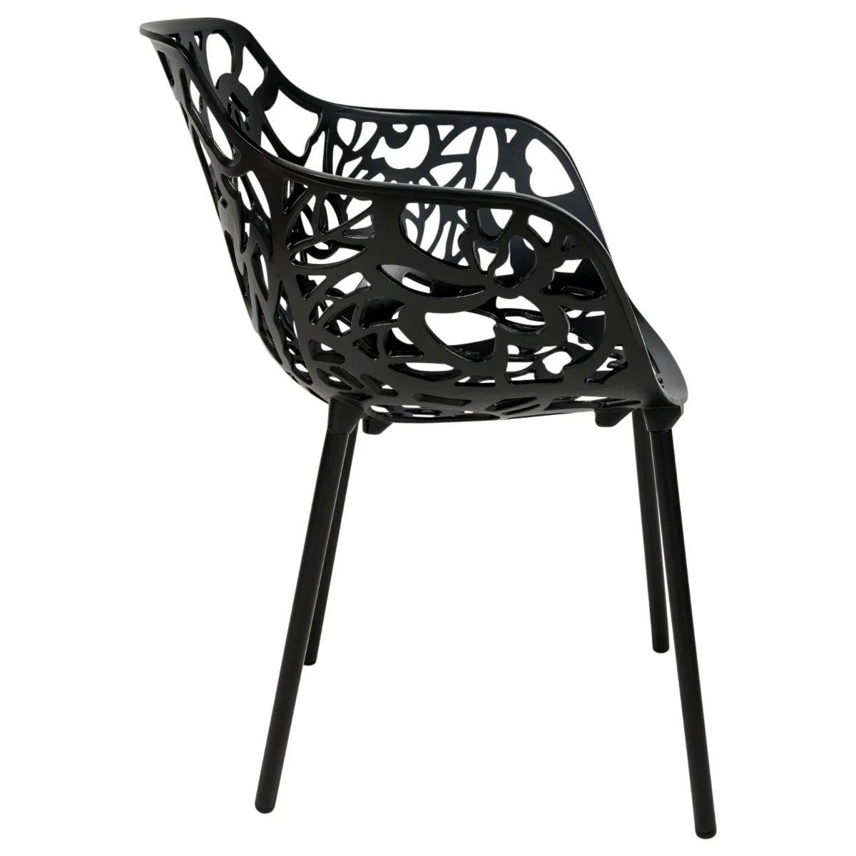 3-Piece Aluminum Outdoor Patio Dining Set with Tempered Glass Table and 2 Arm Chairs Q34168