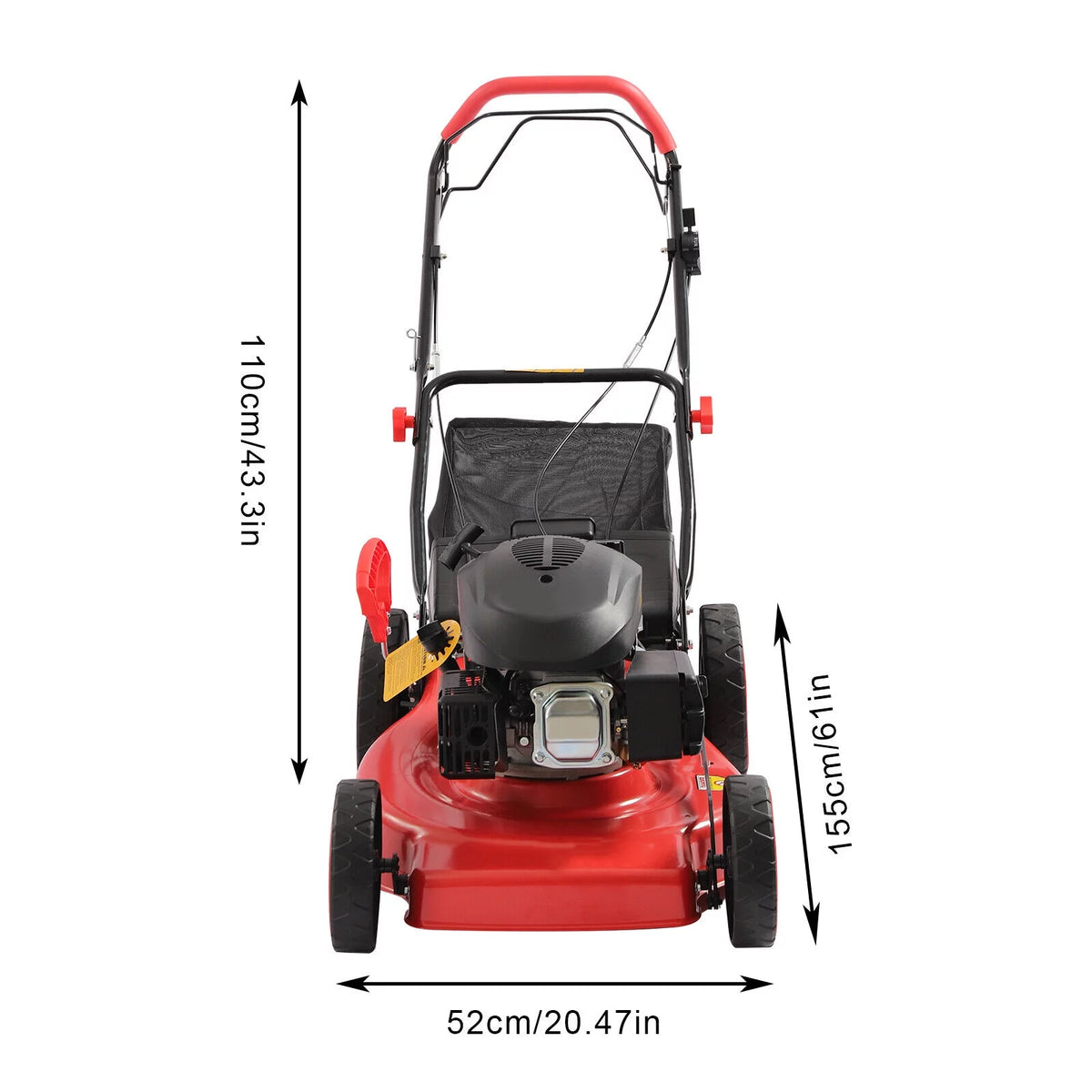 140cc Gas Self Propelled Walk Behind Lawn Mower G7023