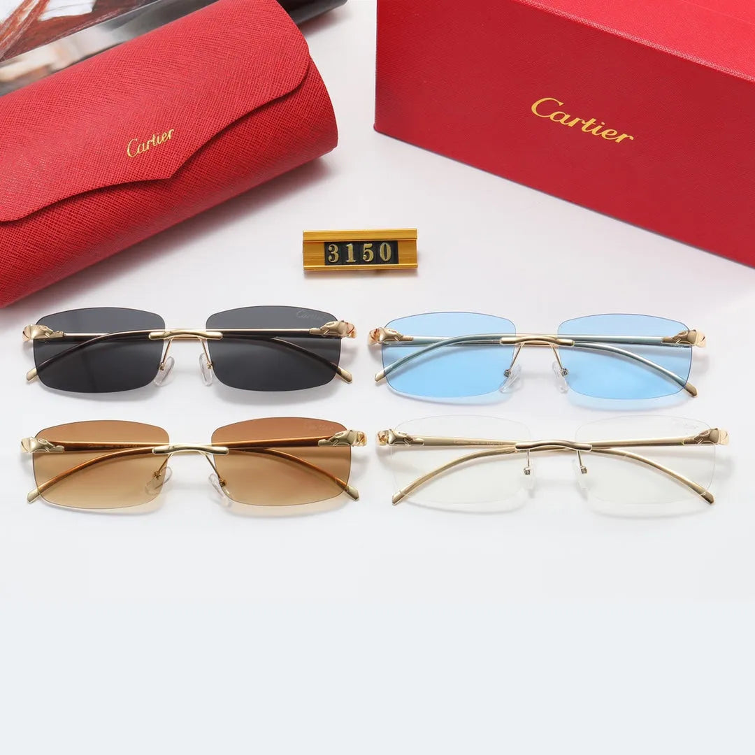 Frameless Polarized Sunglasses D413