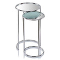 12 x 12 x 22 in. Nested Mirror Table Set of 2 Y592
