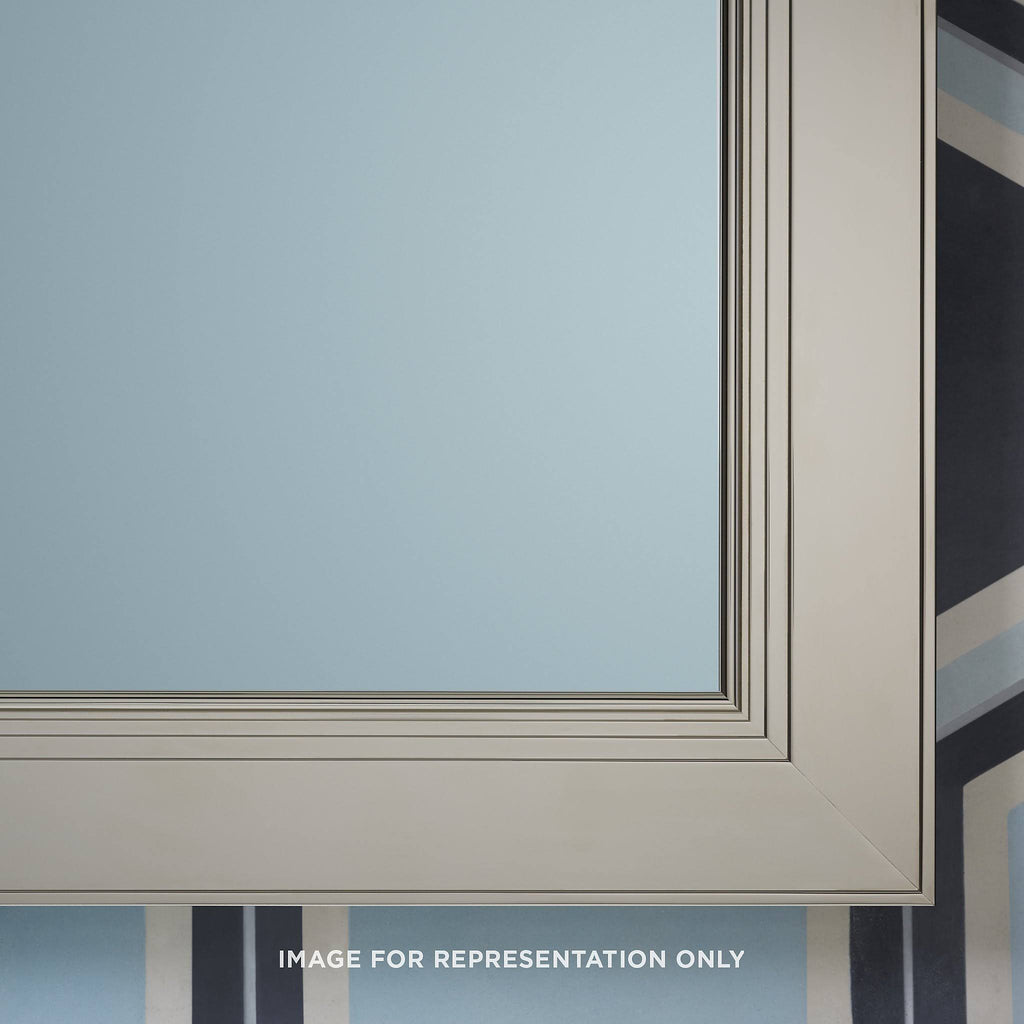Brushed Nickel Framed Cabinet Y127
