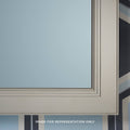 Brushed Nickel Framed Cabinet Y127
