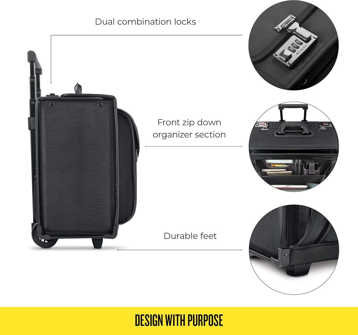 Black Rolling Catalog Case K8704
