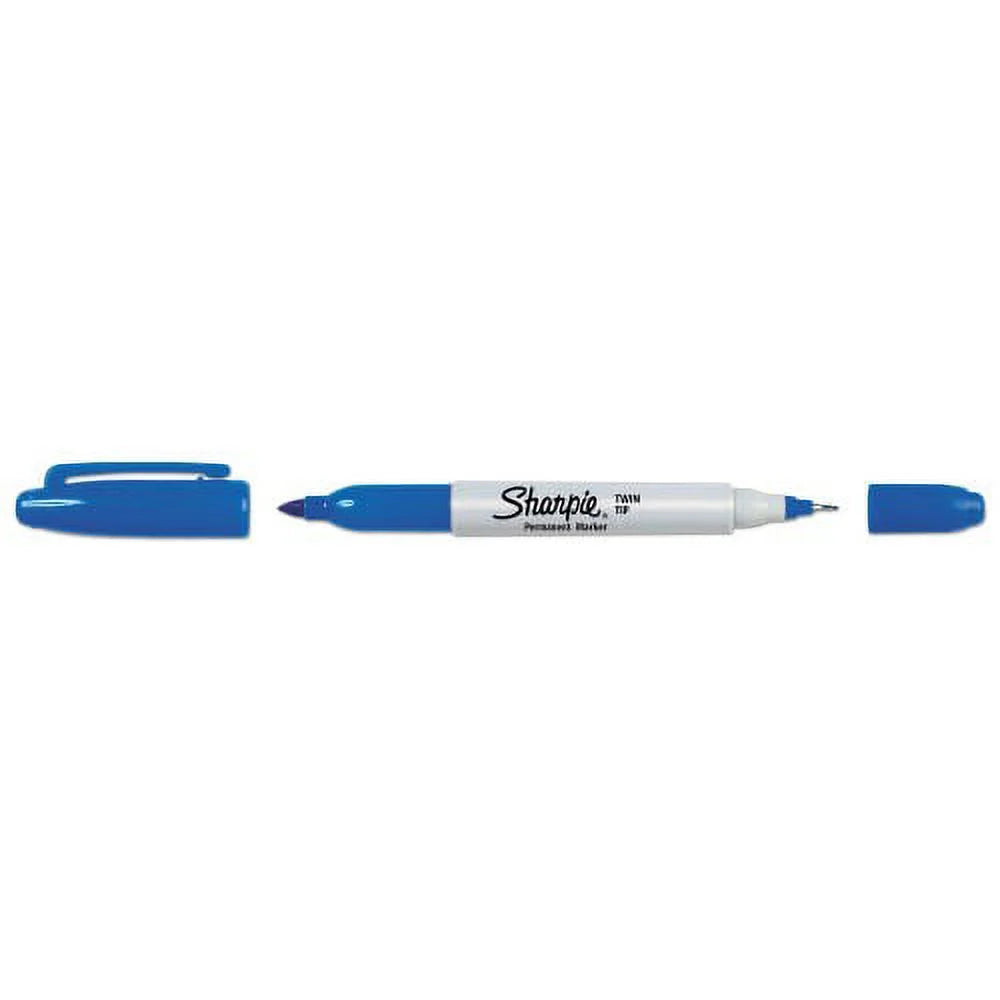 Blue Twin-Tip Permanent Marker M646939