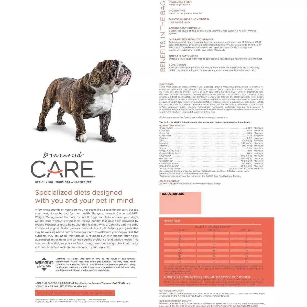 Weight Management Formula Adult Dry Dog Food R37574