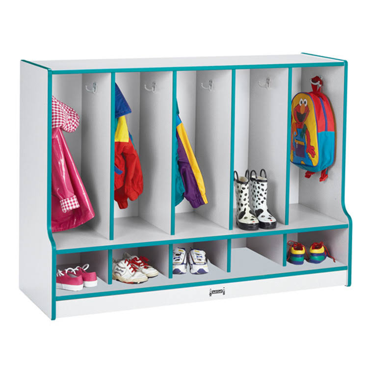 Blue 5 Section Coat Locker T828