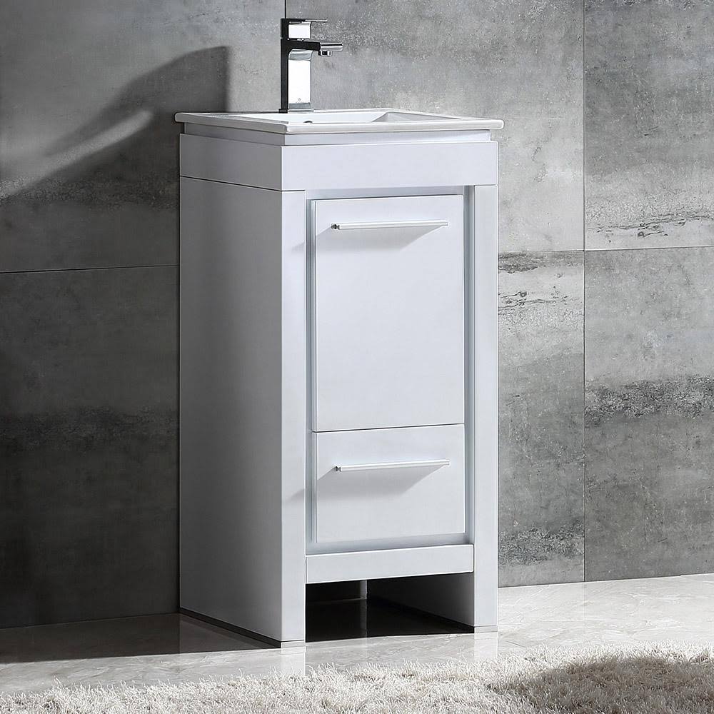 Gray Oak Bathroom Cabinet with Sink D705903
