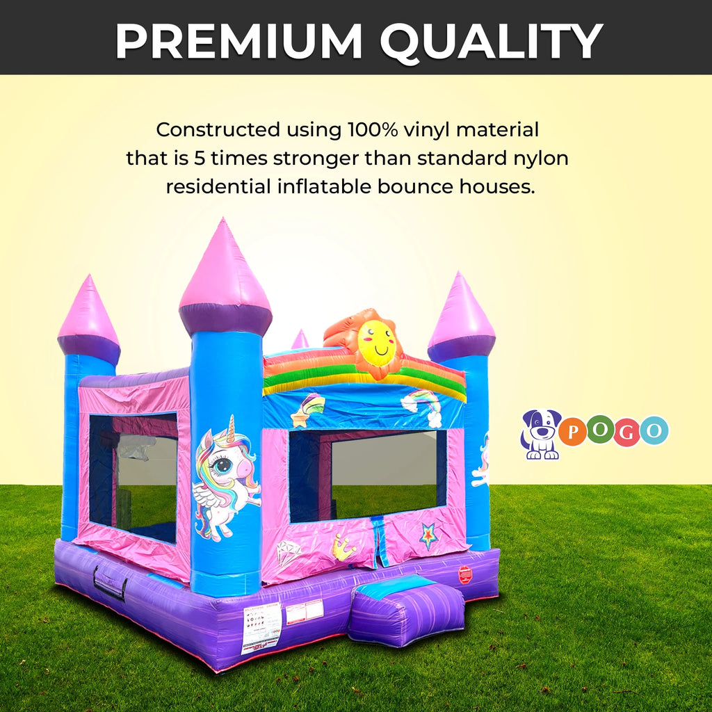 Pink Inflatable Bounce House Z4303