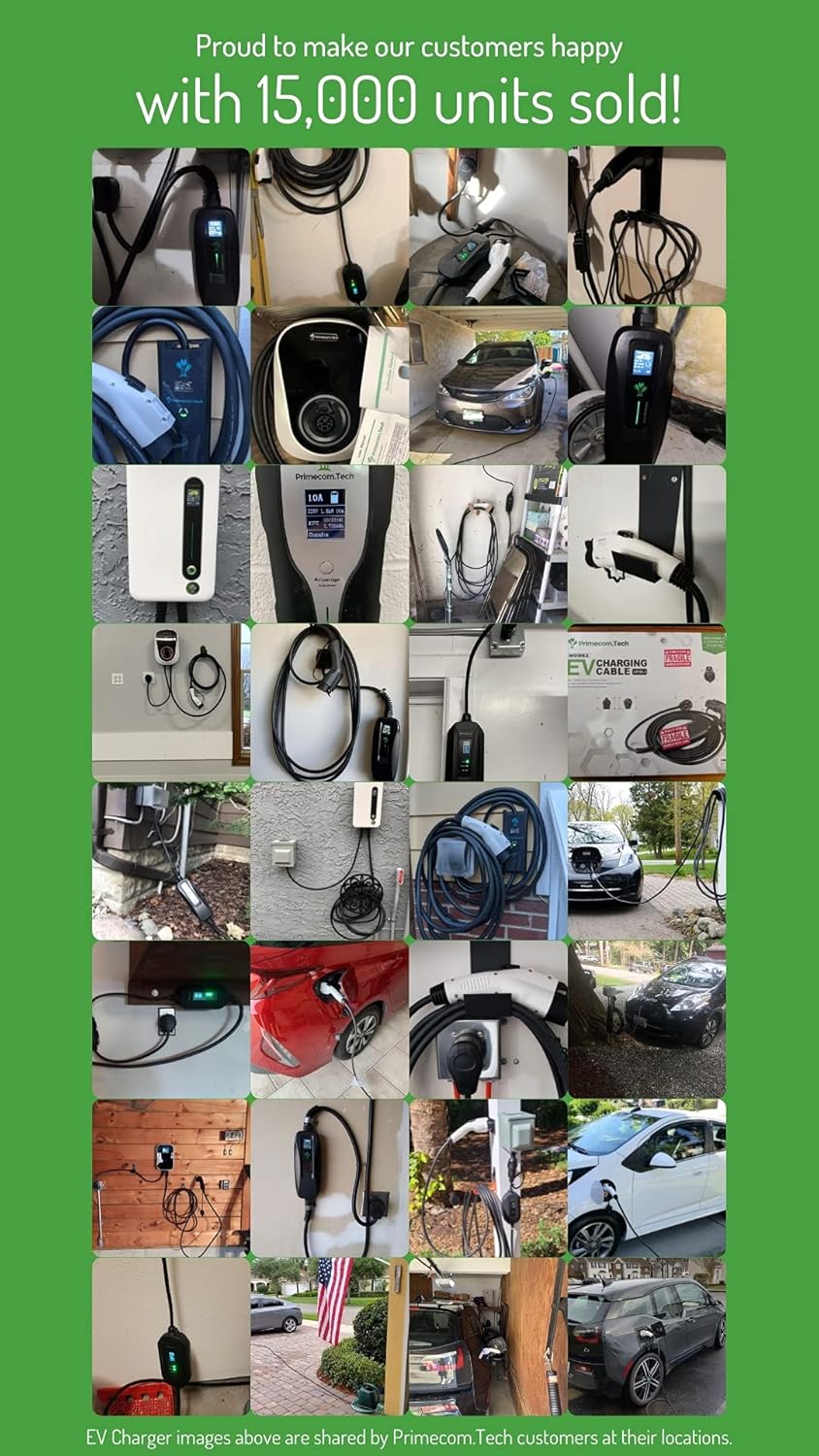 Portable Level 2 Electric Vehicle Charger, 30 Feet N6421