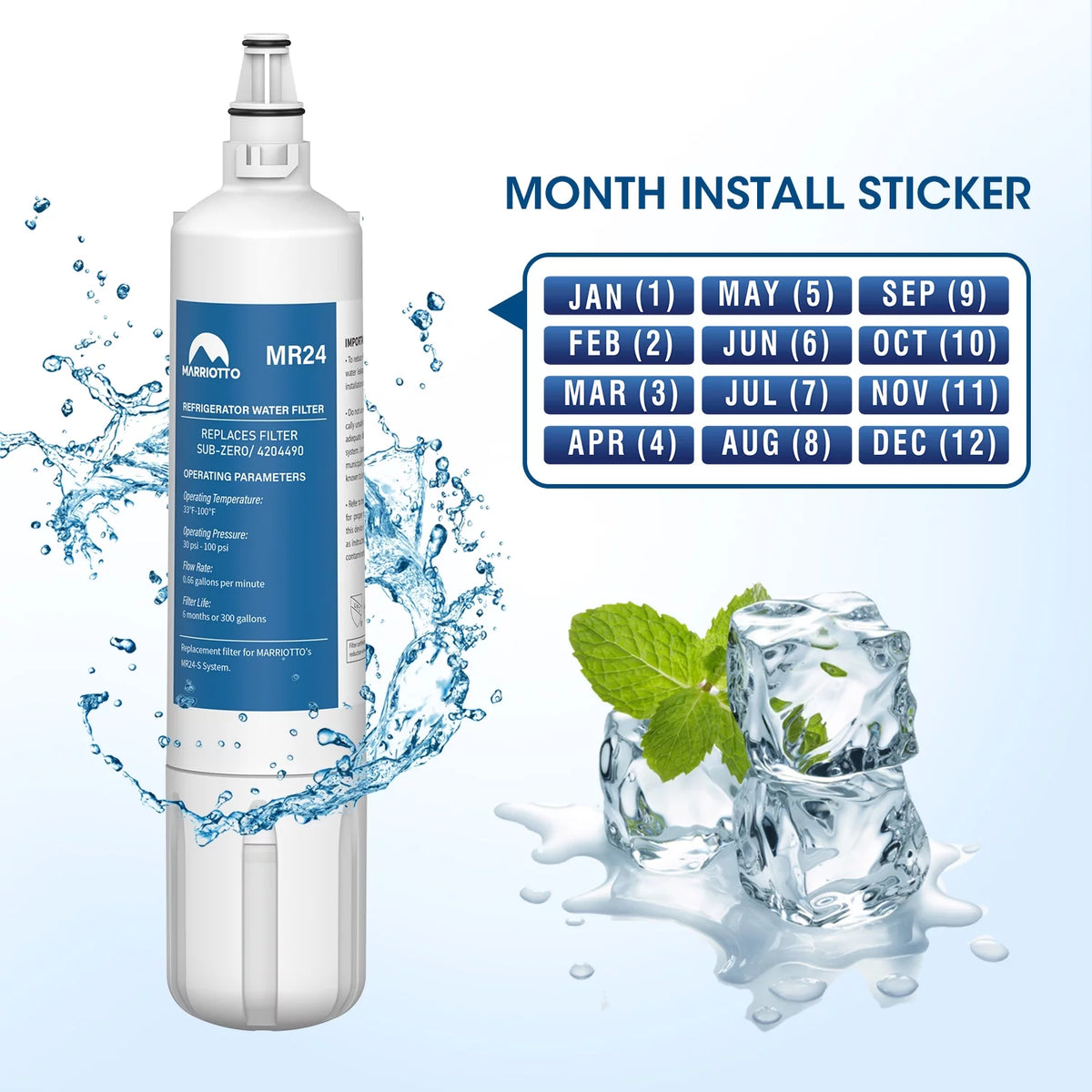 Water Filter 6 Pack B381