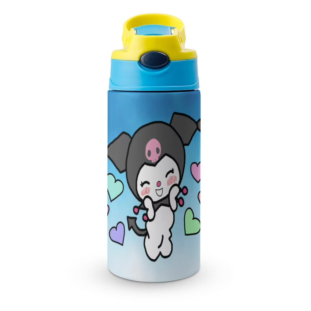 Stainless Steel Vacuum Insulated Water Bottle With Straw C87048