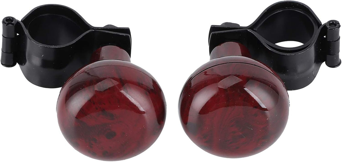 Mahogany Woodgrain Steering Wheel Spinner Knob O6665