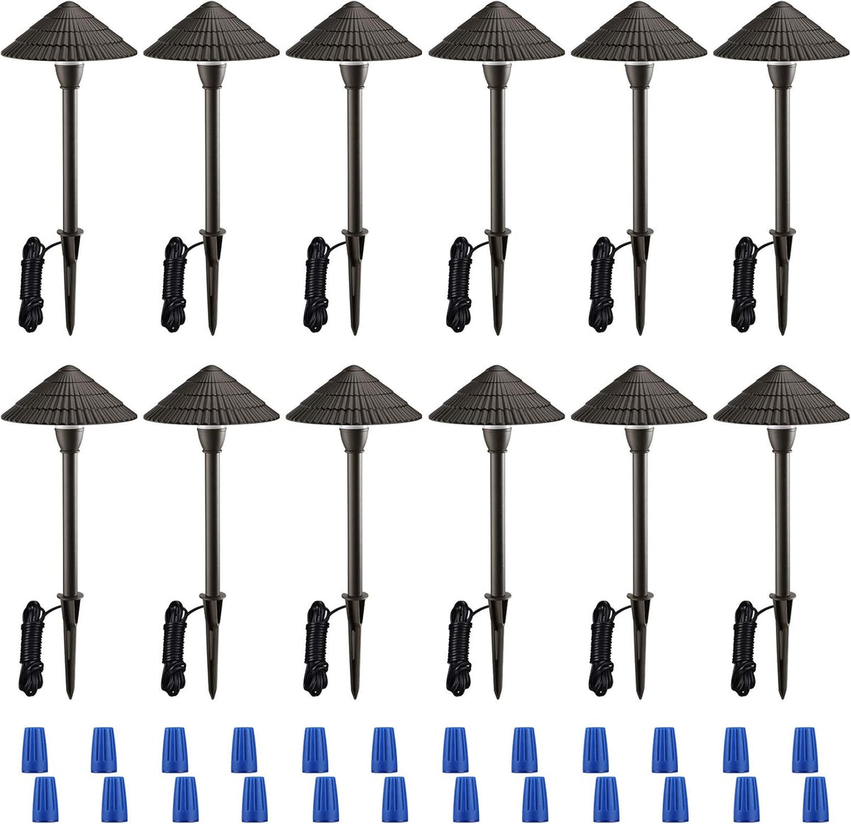 12-Pack 3W Low Voltage Pathway Lights J9560