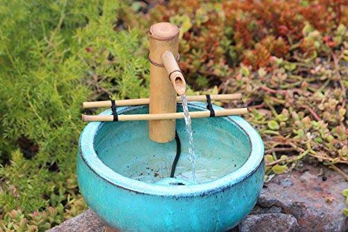 7 inch Natural Bamboo Fountain and Pump Kit X21846