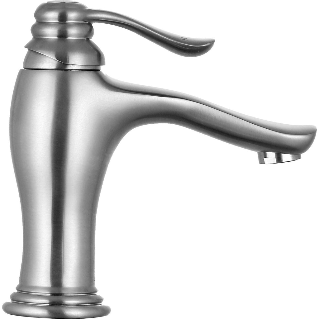 Brushed Nickel Single Hole Single Handle Bathroom Faucet B582288