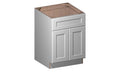 White 2 Doors 1 Drawer 1 Shelf Base Cabinet A2659