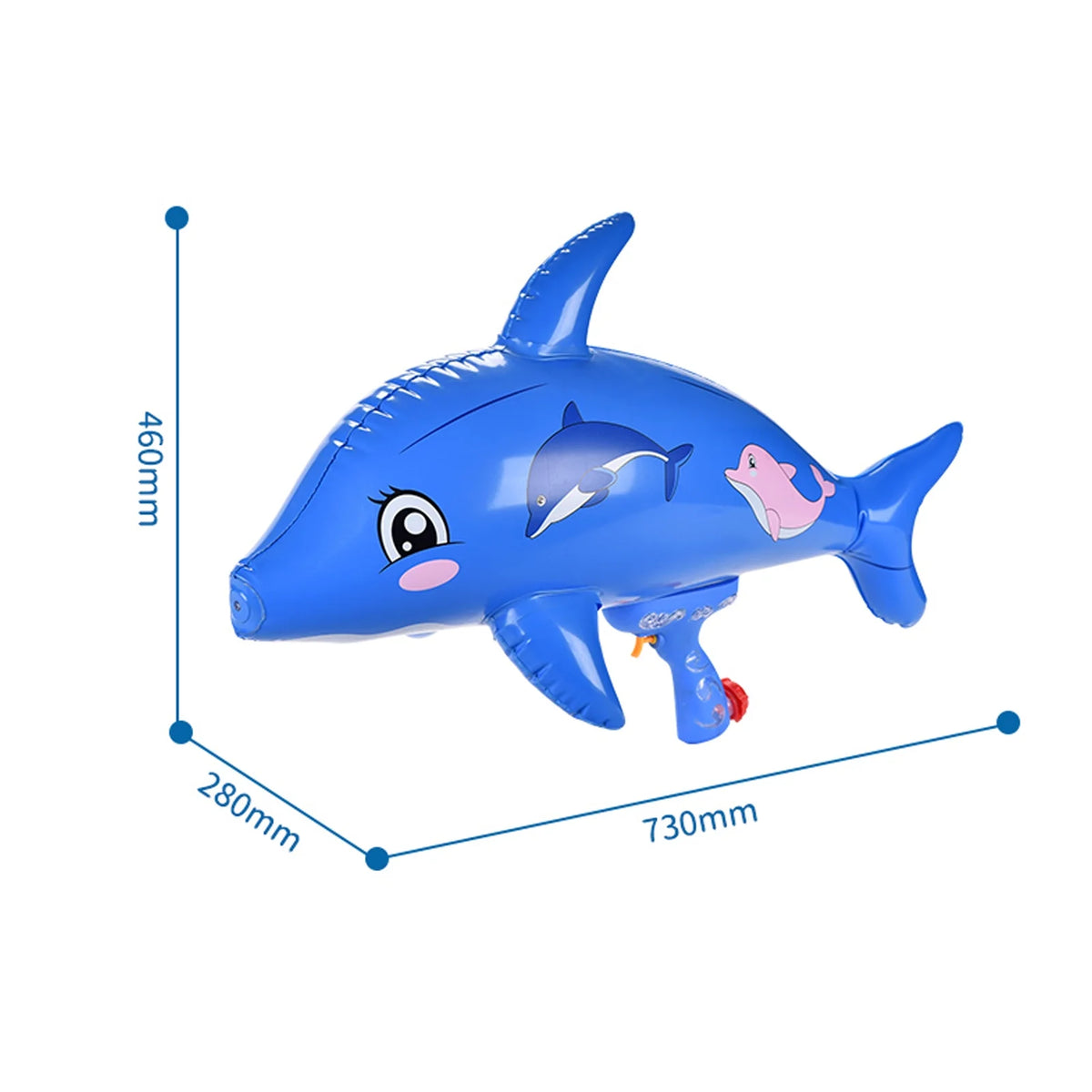 Blue Dolphin Inflatable Animal Shaped Hammer C11160