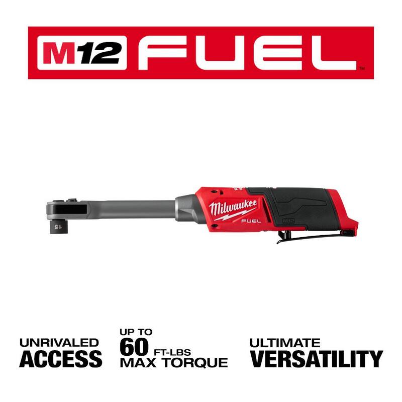 12V Lithium-Ion Brushless Cordless Extended Reach Box Ratchet with 2.5Ah Battery Pack E623982