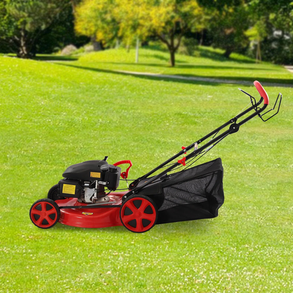 140cc Gas Self Propelled Walk Behind Lawn Mower G7023