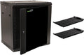 12U Wall Mount Network Server Cabinet Rack Enclosure Glass Door Lock M187