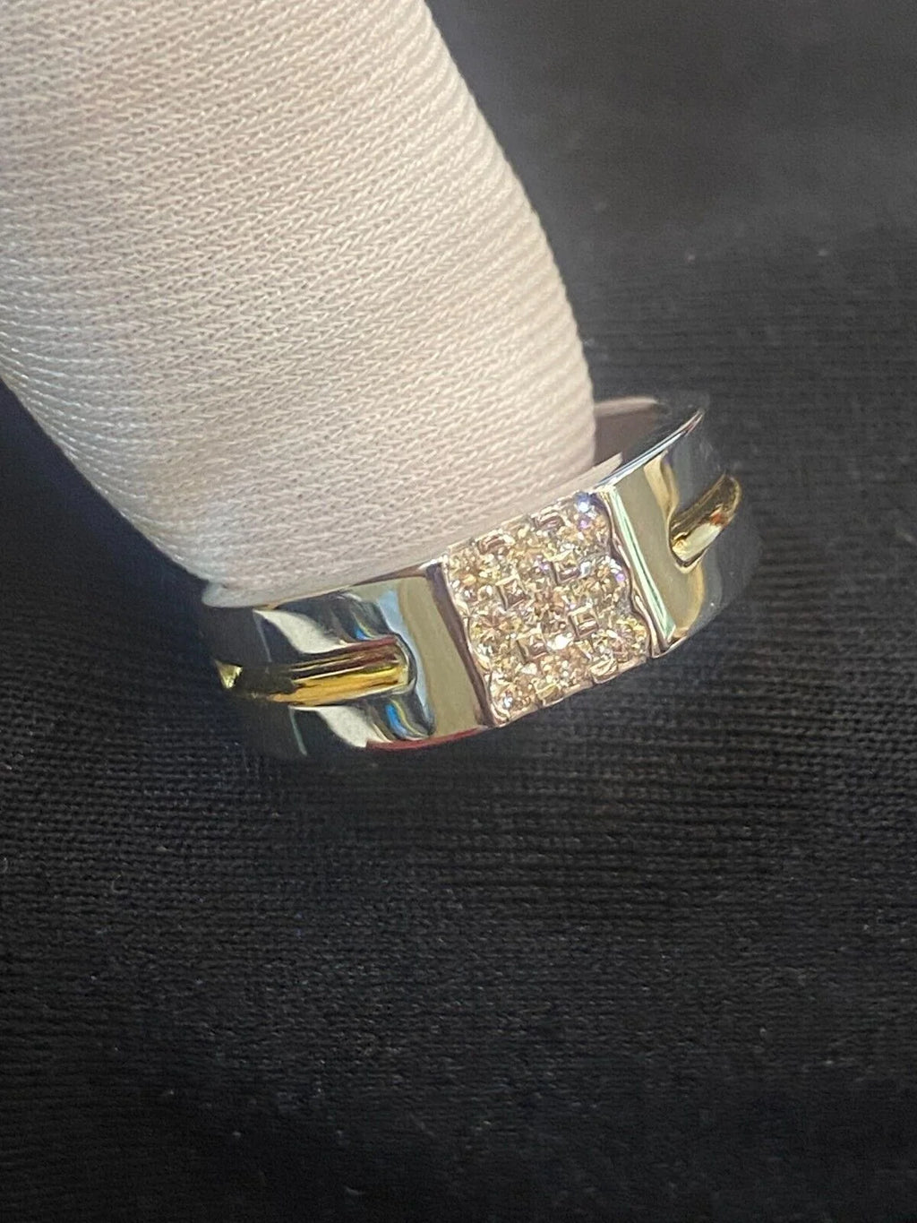14K White Gold Diamond Wedding Band Ring W5392