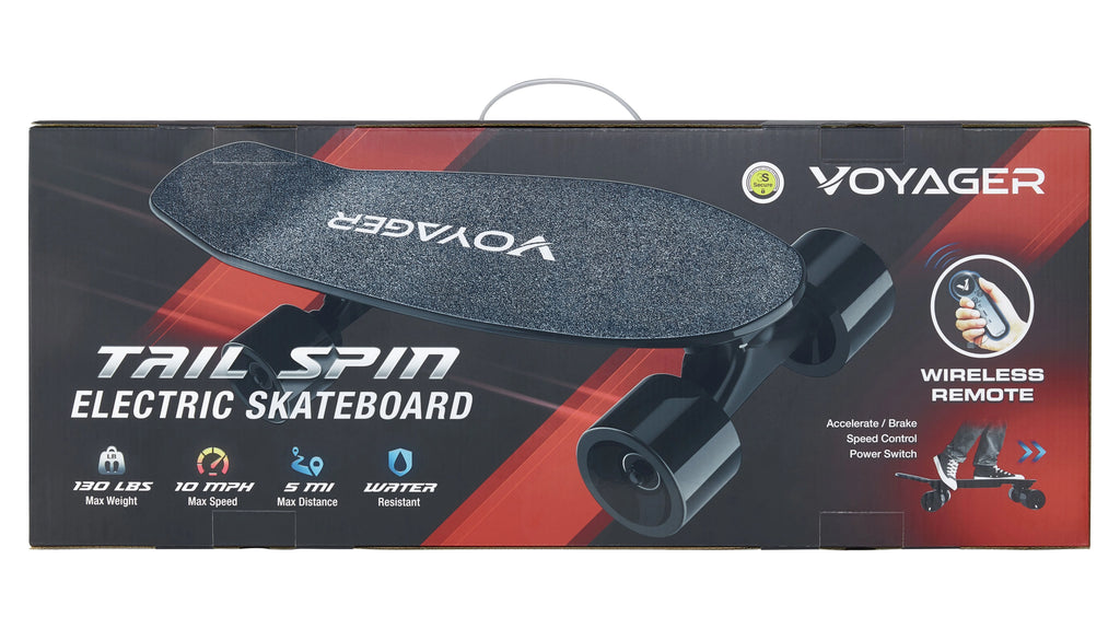 Black Electric Skateboard with Remote Control K756