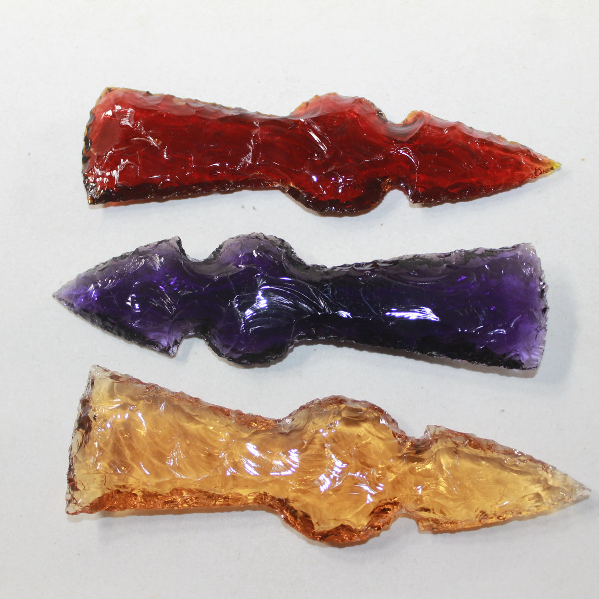 Glass Ornamental Tomahawk Heads Z8357