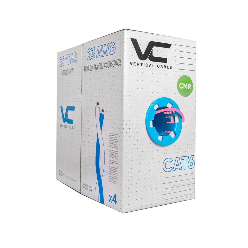 Cat6 UTP 23AWG Solid Bare Copper Bulk Ethernet Cable, 1000ft Y77307