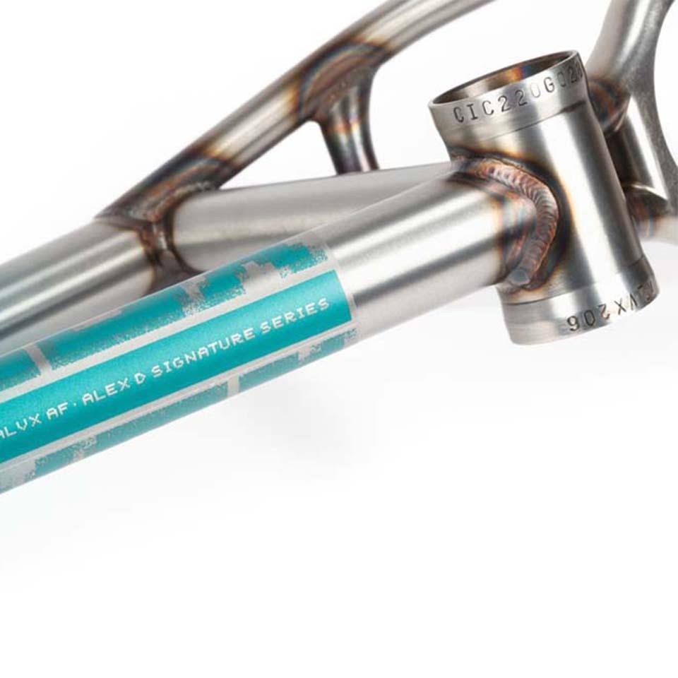 Turquoise Fade BMX Frame K404