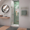 Chrome Frameless Hinged Shower Door N140
